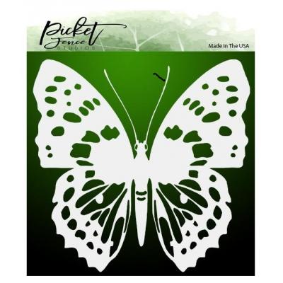 Picket Fence Studios Stencil - Wander Butterfly